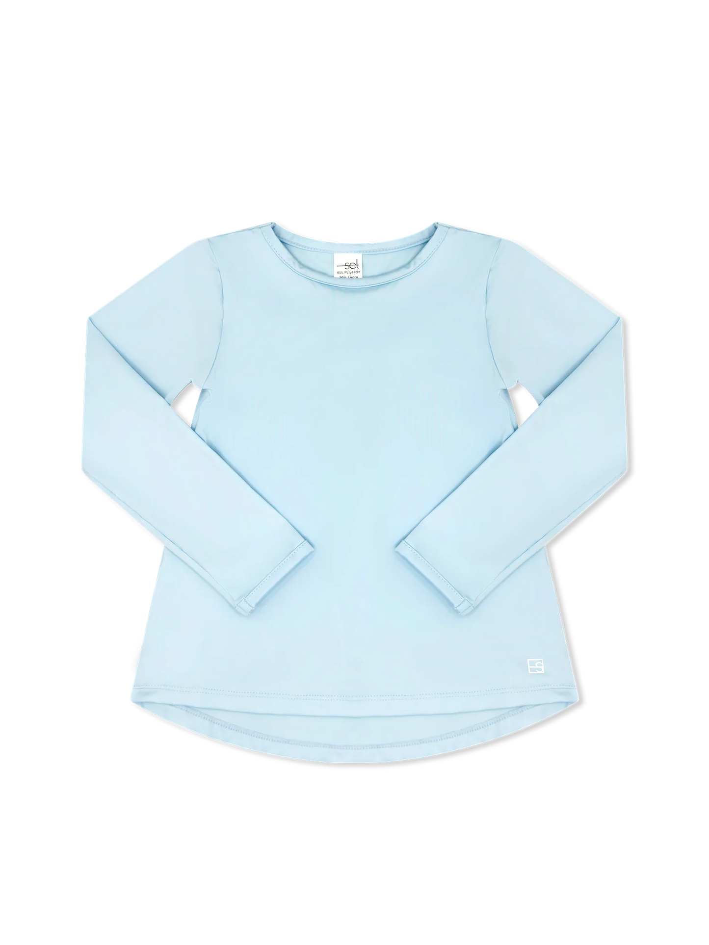 Taylor T Long Sleeve - Cotton Candy Blue, Cotton Candy Pink