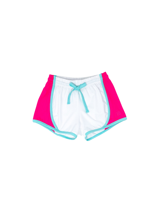 Elise Short - White/Pink/Turq