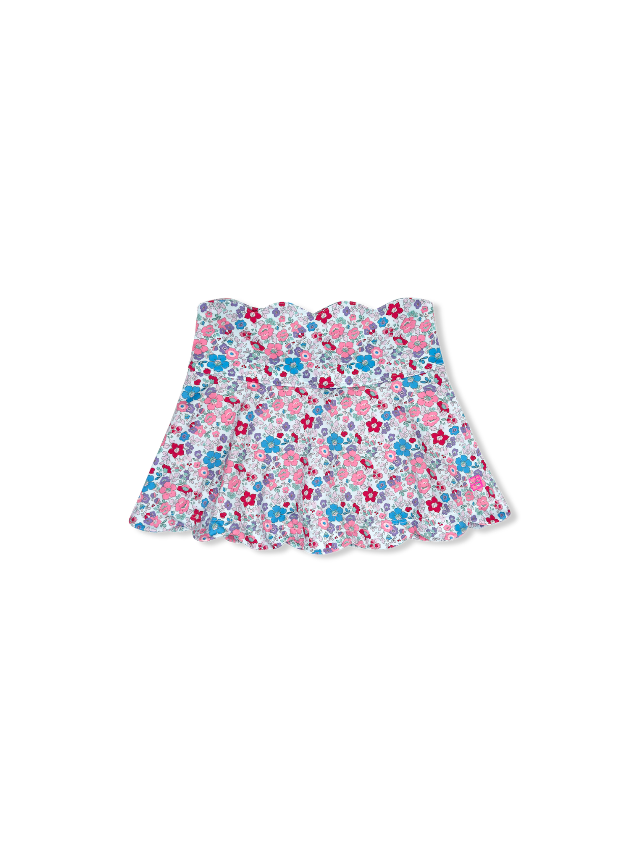 Zoe Scallop Skort - Bloomberry Floral