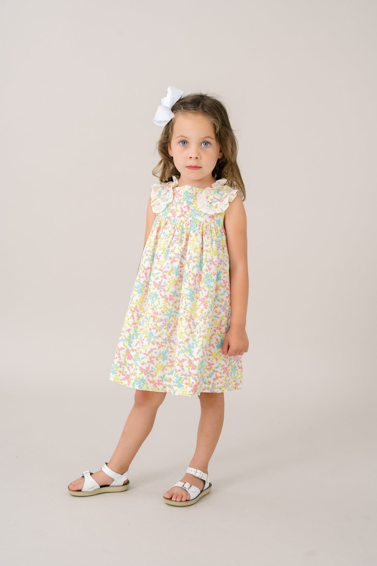 Frances Flap Dress - Bellflower Blossom