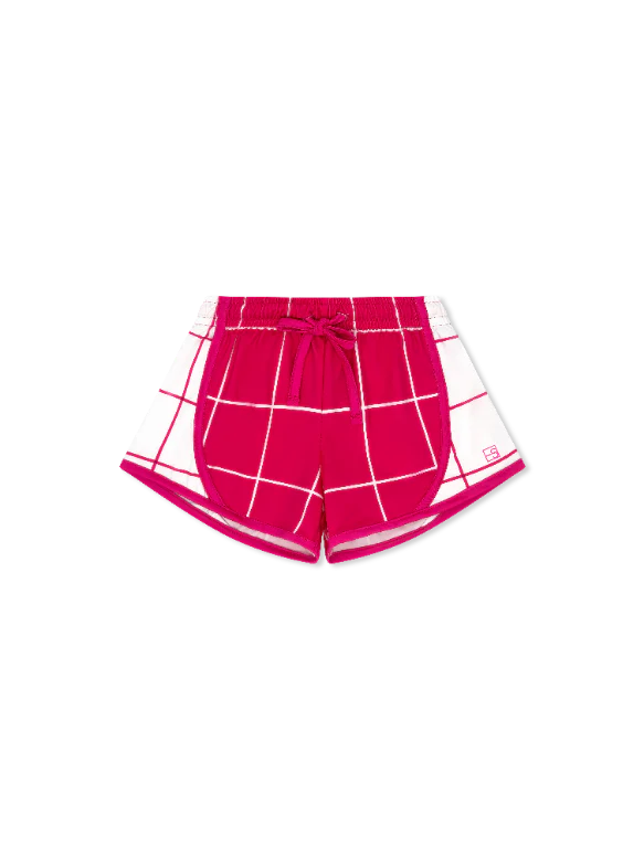 Elise Short - Power Pink Windowpane