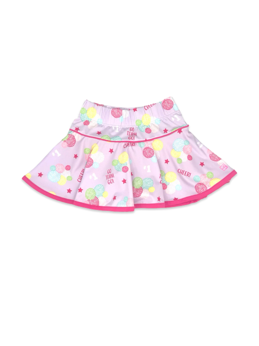 Quinn Skort - Cheer Goals Power Pink