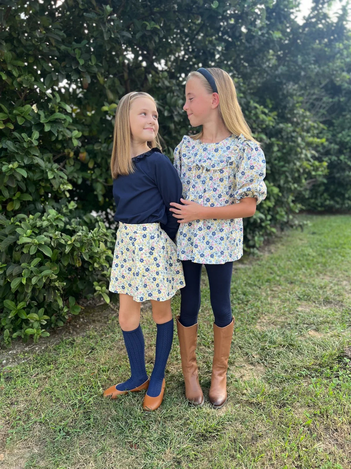 Brynlee Blouse - Lilibet Floral