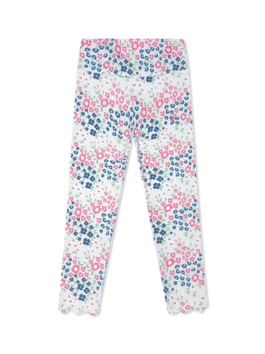 Sadie Scallop Legging - Baton Rouge Blooms