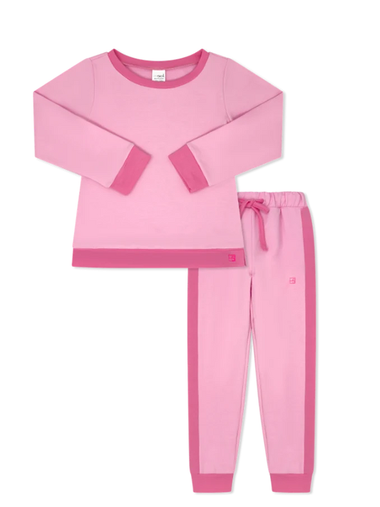 Selena Jogger Set - Cotton Candy Pink, Power Pink