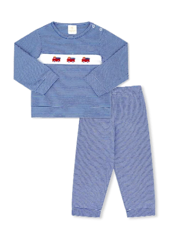 Bayou Play Set- Firetruck Ministripe