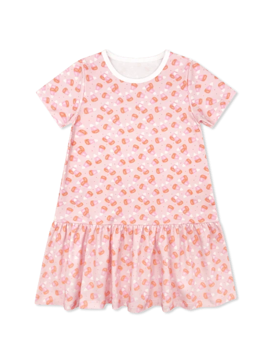 Dani Dropwaist Dress- Candy Corn