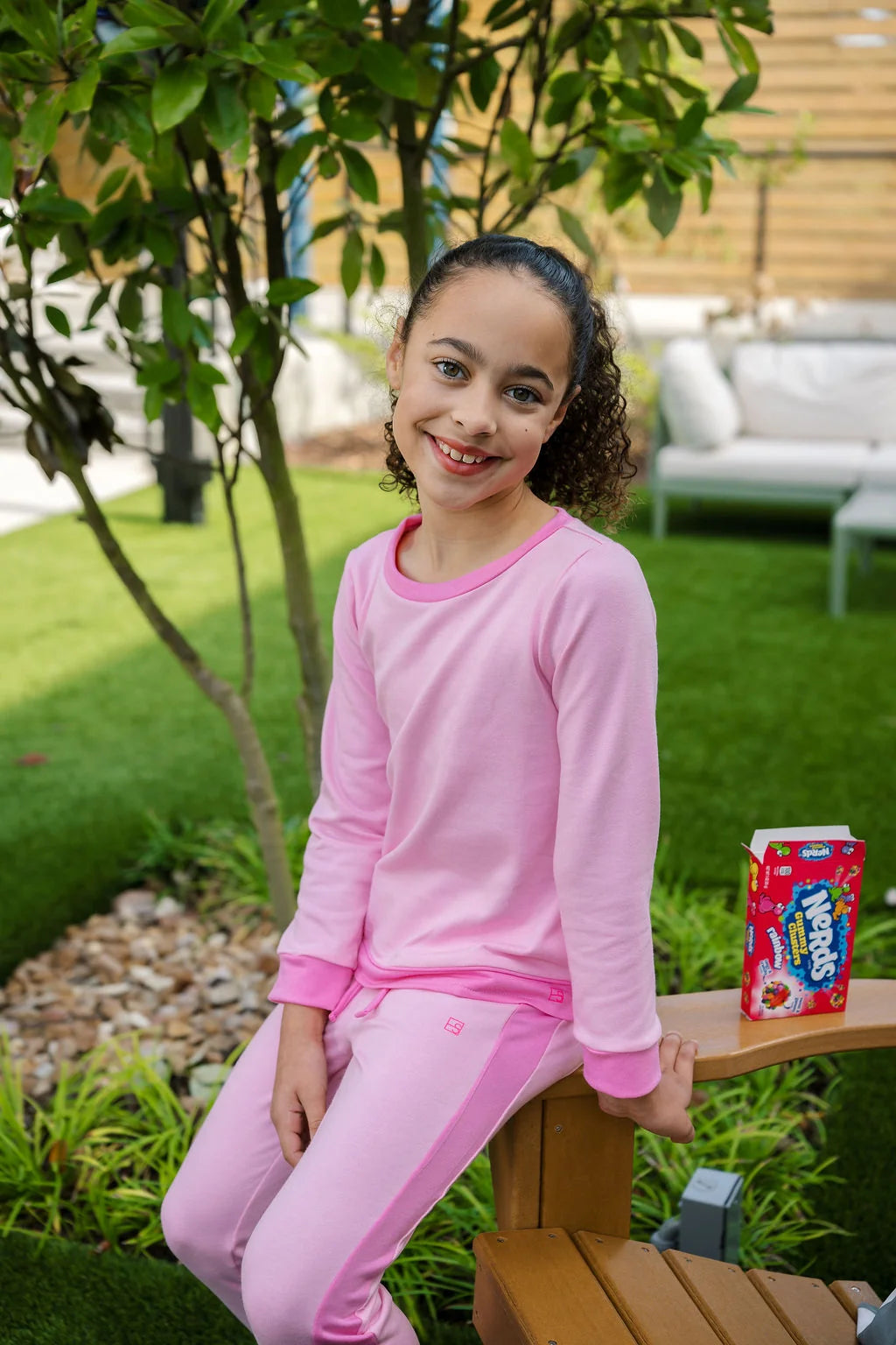 Selena Jogger Set - Cotton Candy Pink, Power Pink