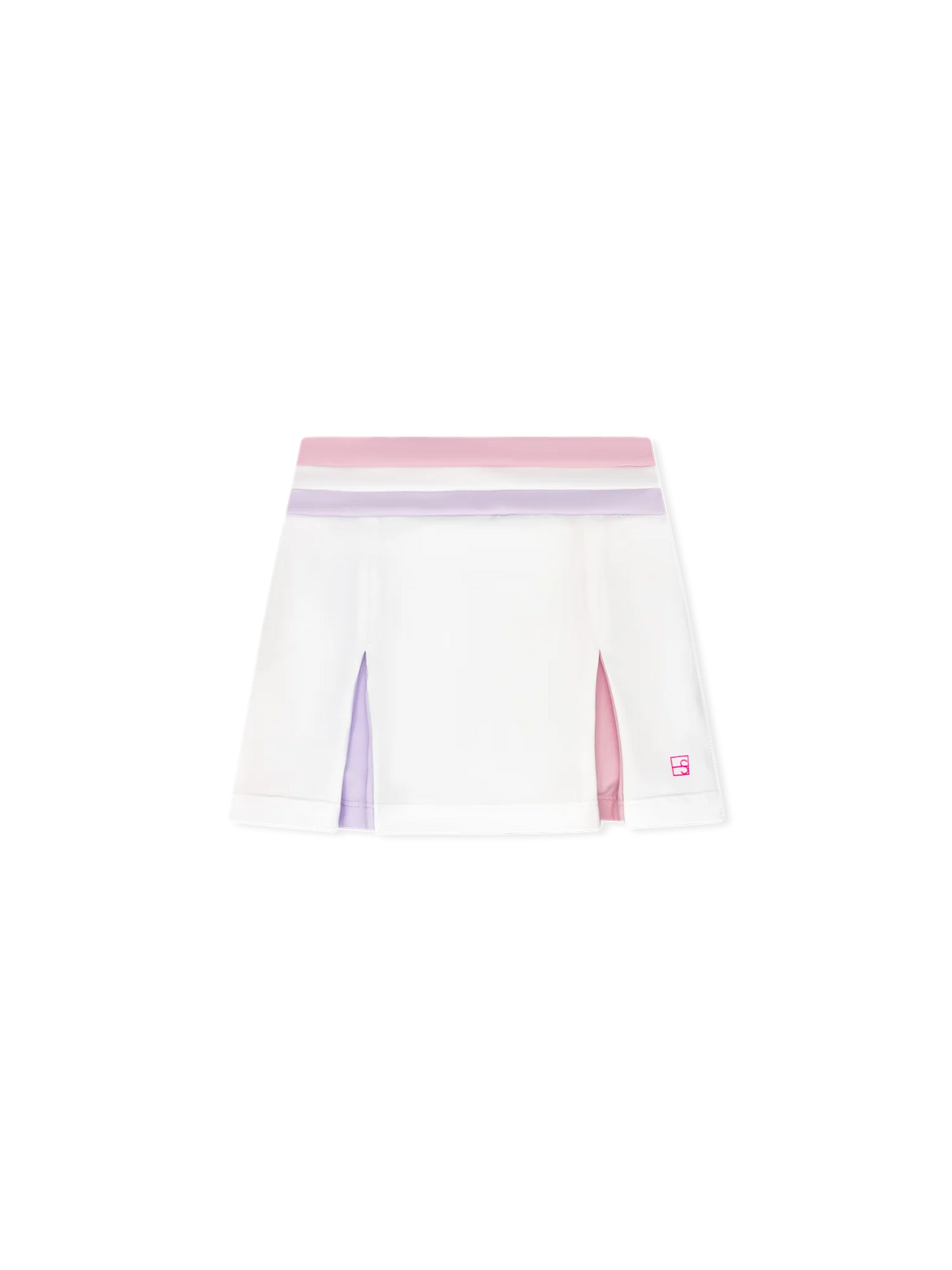 Courtney Skort - Pure Coconut, Cotton Candy Pink, Petal Purple