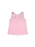 Anna Scallop Tank - Cotton Candy Pink, Petal Purple