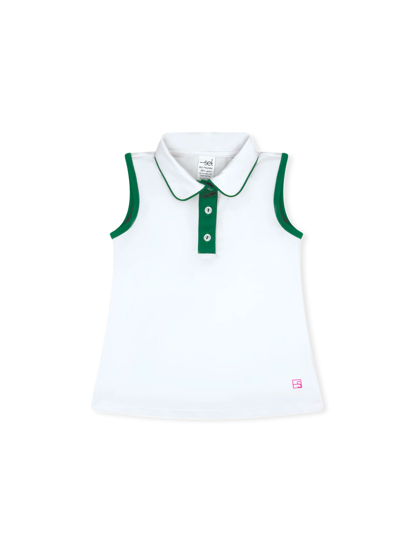 Gabby Tank - Pure Coconut, Augusta Green