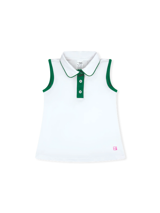 Gabby Tank - Pure Coconut, Augusta Green