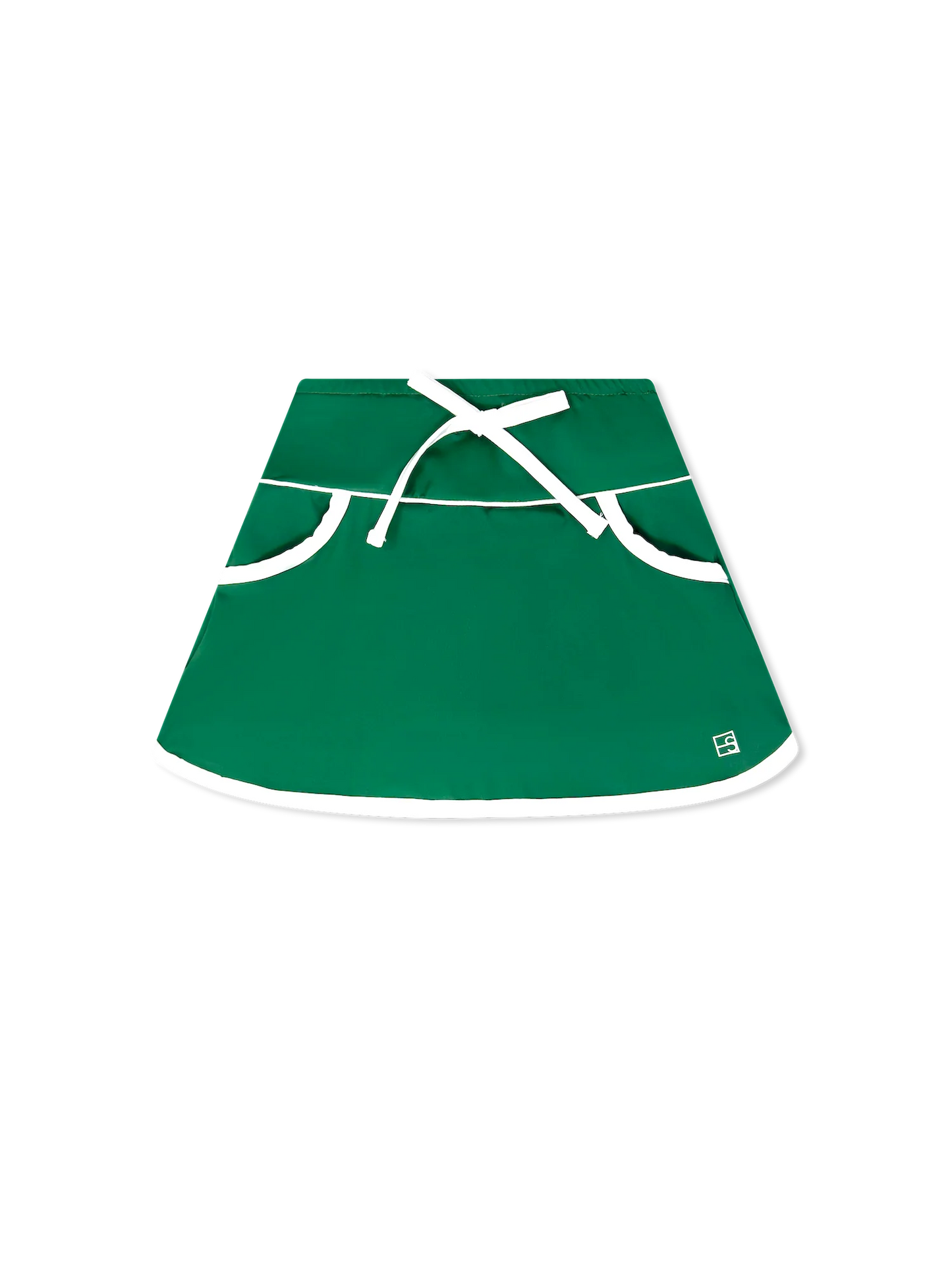 Tiffany Tennis Skort - Augusta Green, Pure Coconut