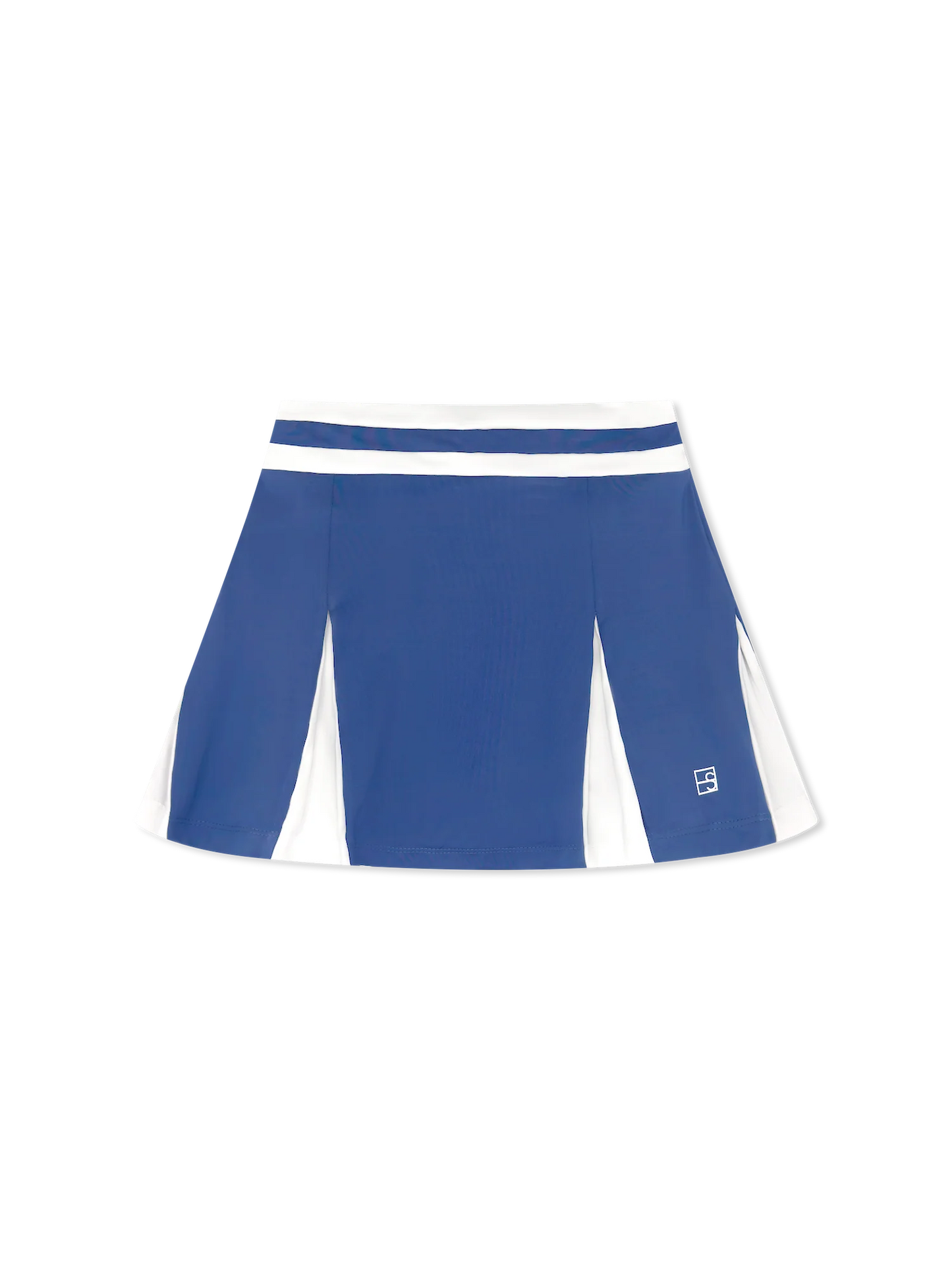 Courtney Skort - Baton Rouge Blue, Pure Coconut