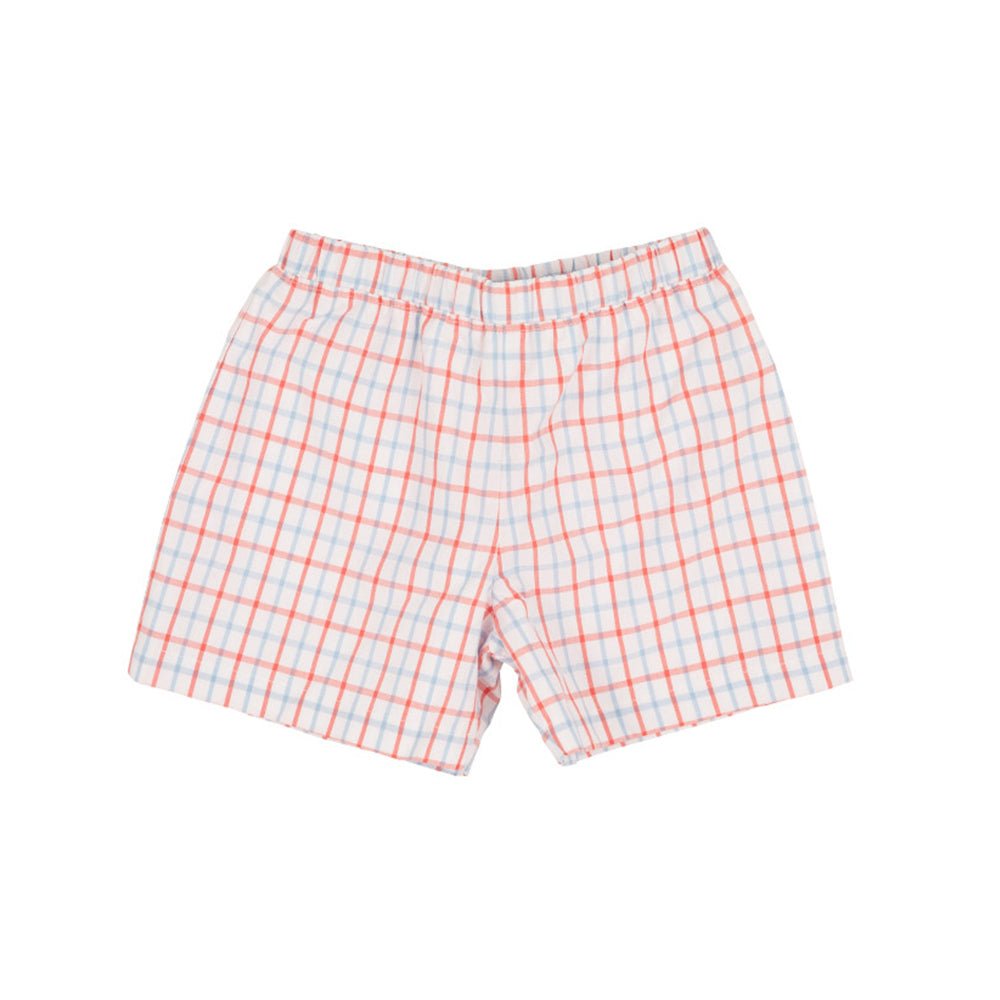 Shelton Shorts - Coral Chandler Check