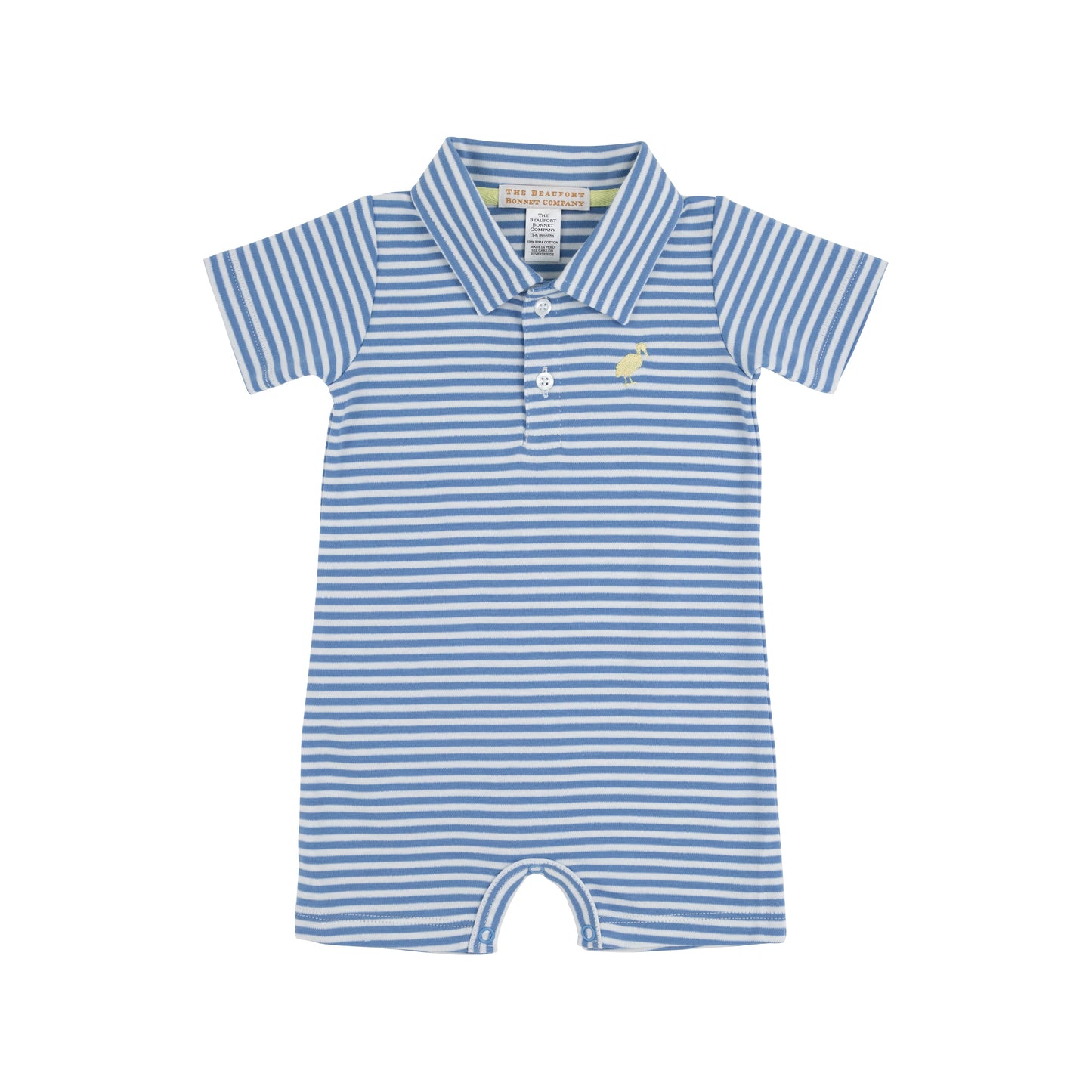 Sir Proper's Romper - Barbados Blue Stripe