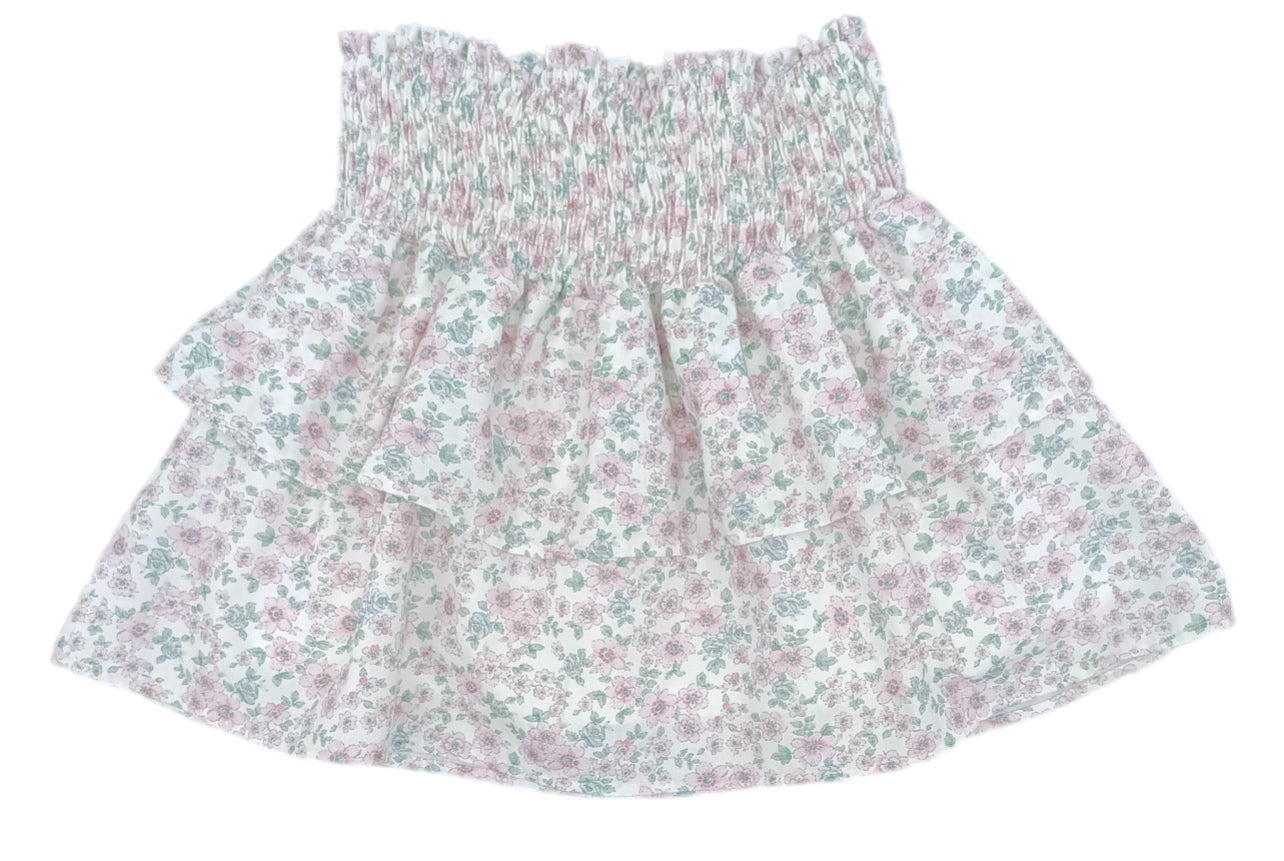 Smocked Skirt - Cherry Blossom