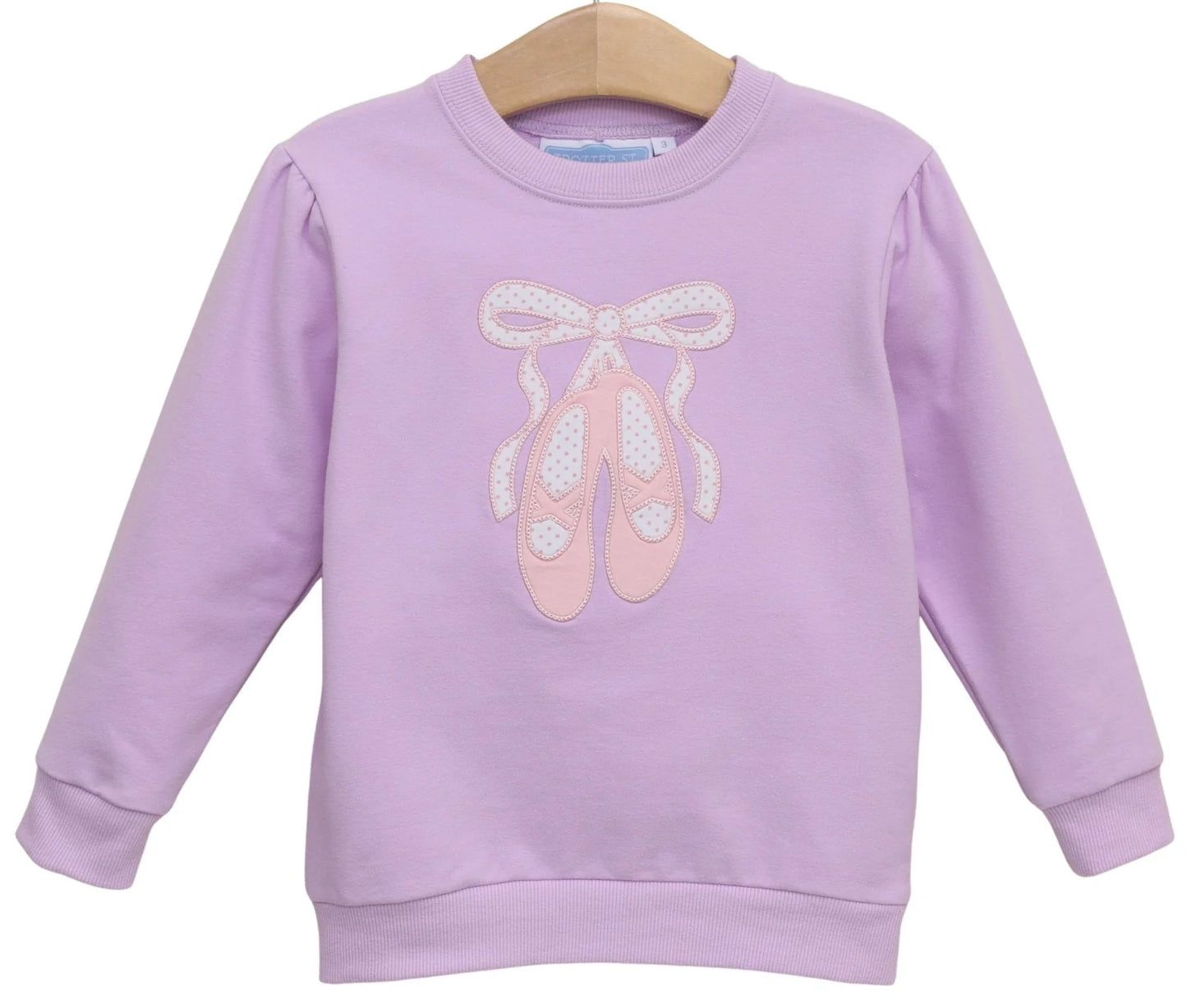 French Terry Pullover- Ballet Shoes