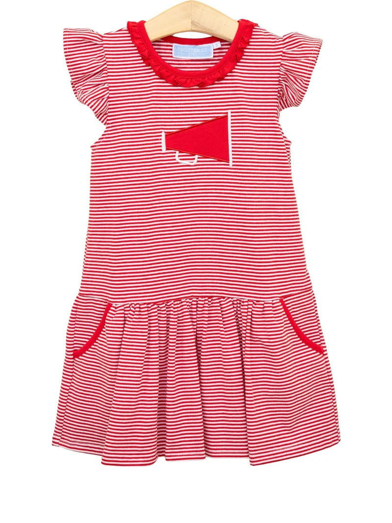 Red Megaphone Dress