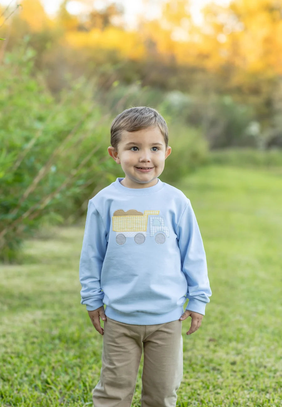 French Terry Pullover- Dump Truck