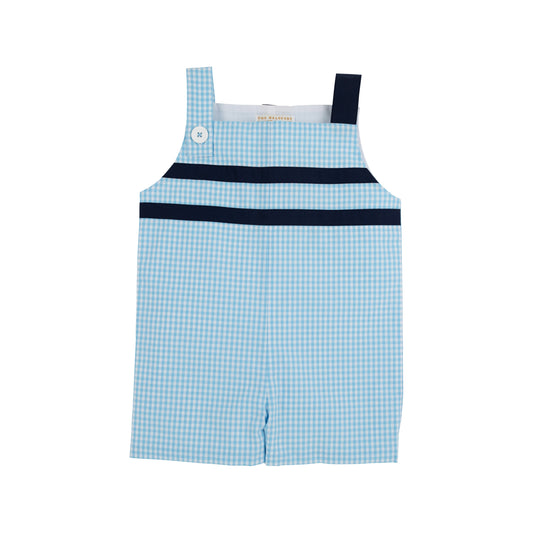 Teddy's Jon Jon - Brookline Blue Mini Gingham