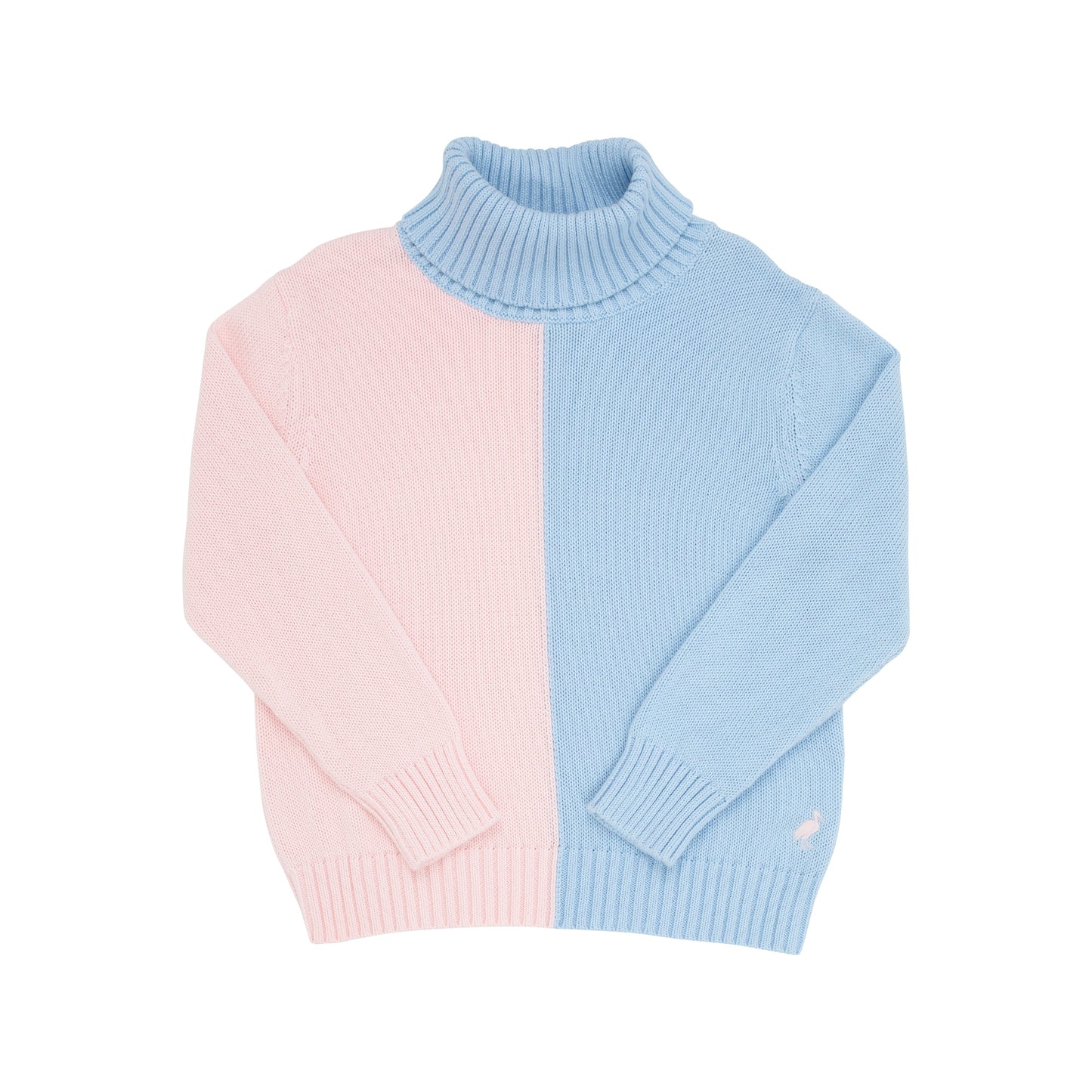 Townsend Turtleneck - Blue/Pink Colorblock