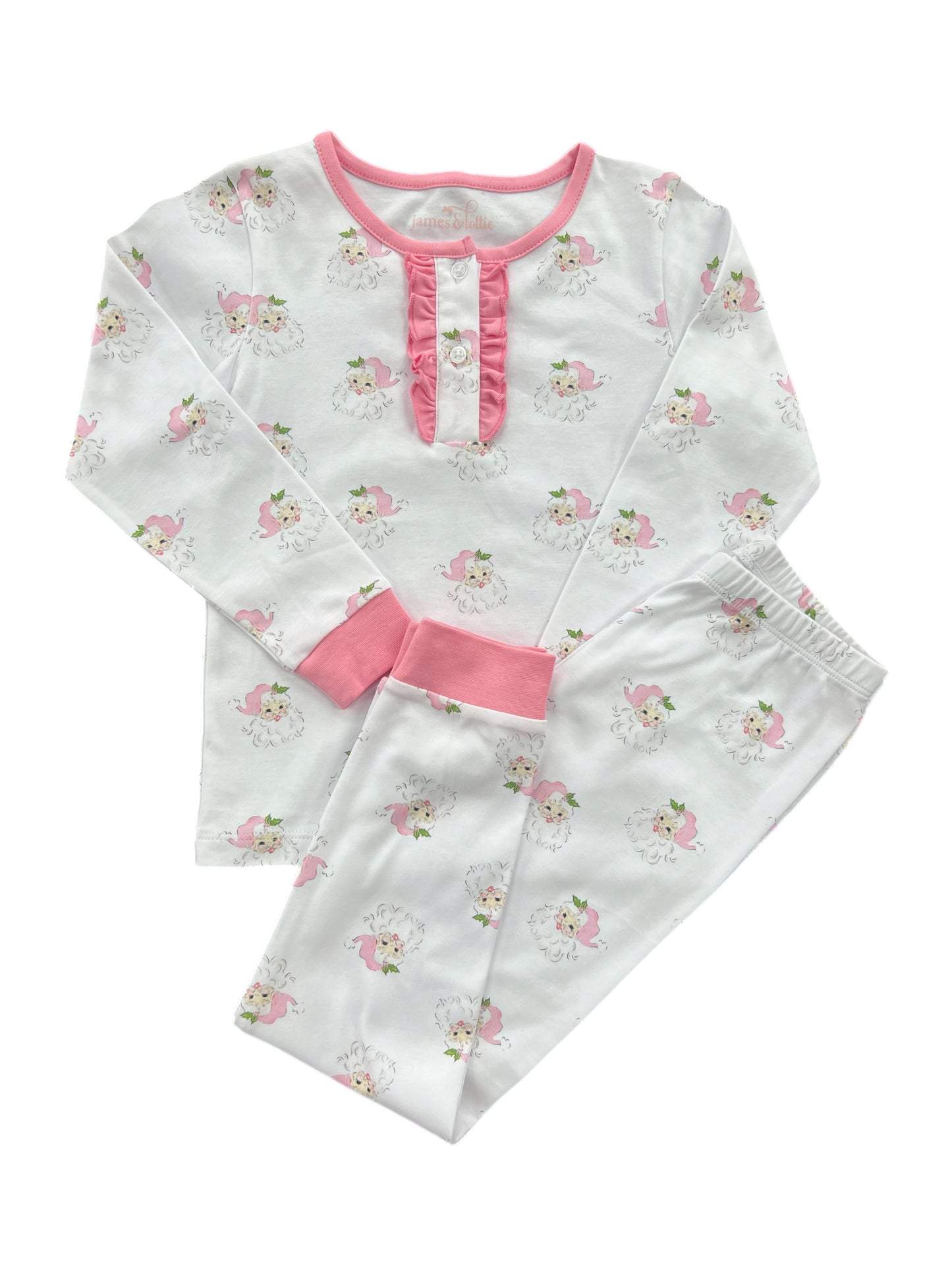 2pc Jammies - Pink Santa