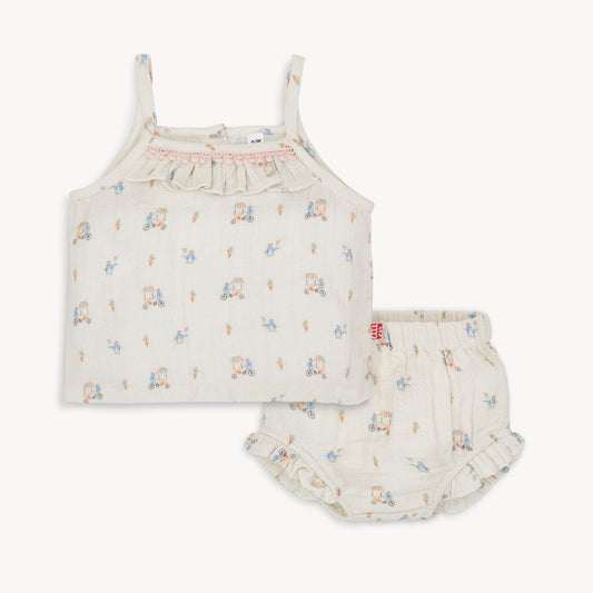 Penguin Pints Cotton Tank+Bloomer