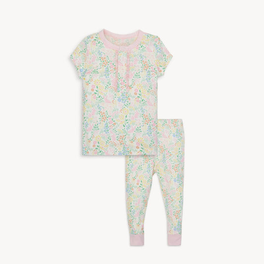 Hoppy Garden S/S Pajama Magnetic Set