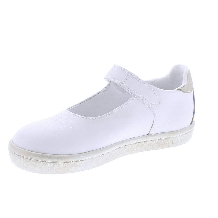 Stella - White Gold Star Leather Shoe