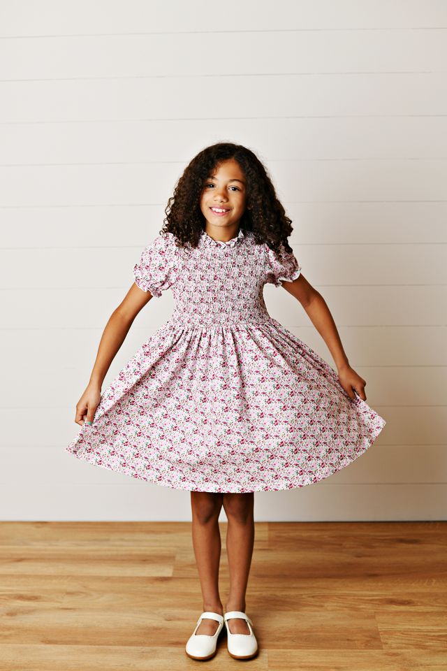 Smocked Dress- Fall Floral