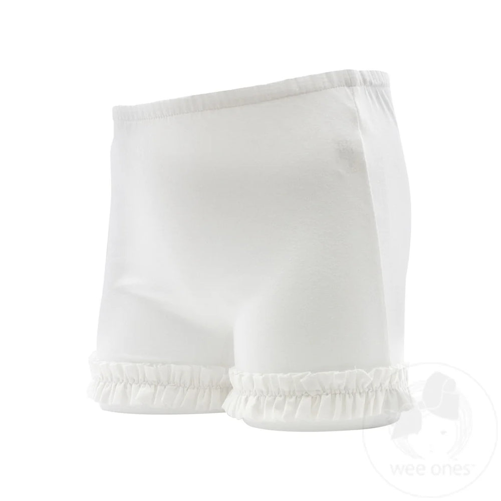 Wunder Shorts Ruffle - White