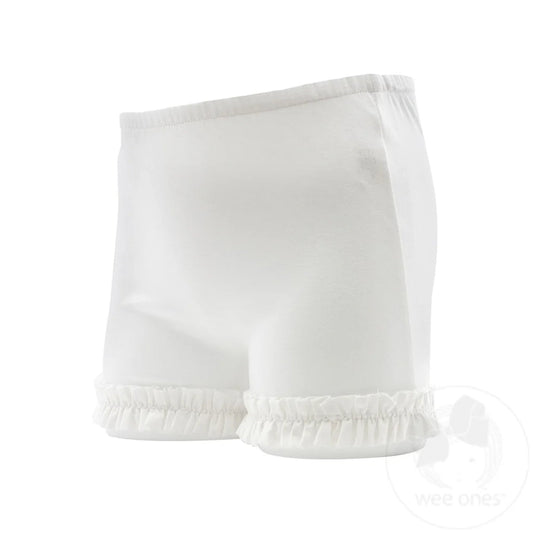 Wunder Shorts Ruffle - White