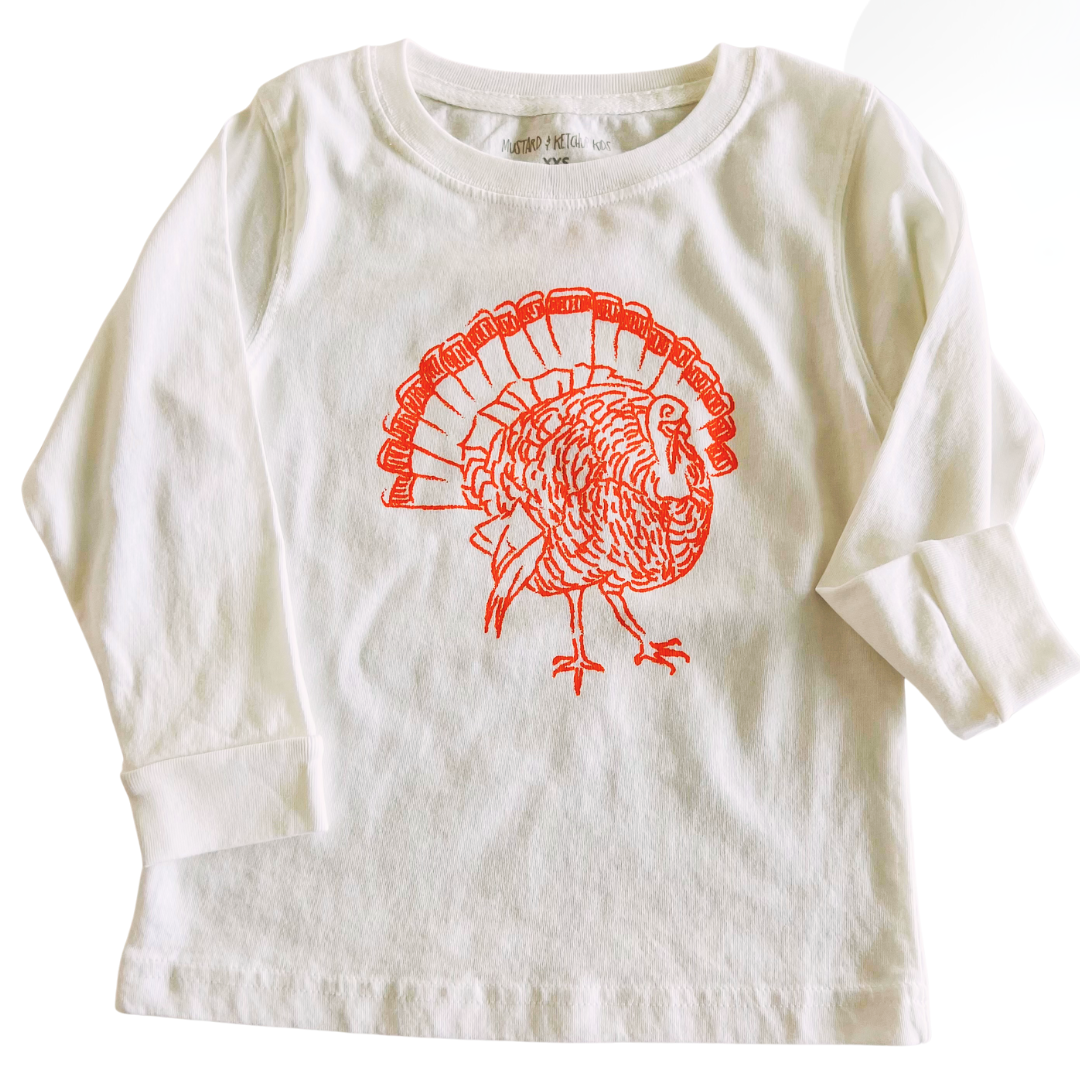 White Turkey LS Shirt