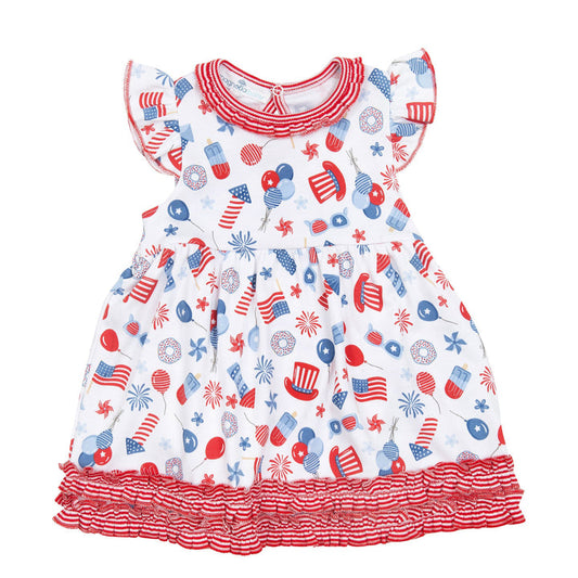 Fireworks & Fun Flutter Toddler Dress