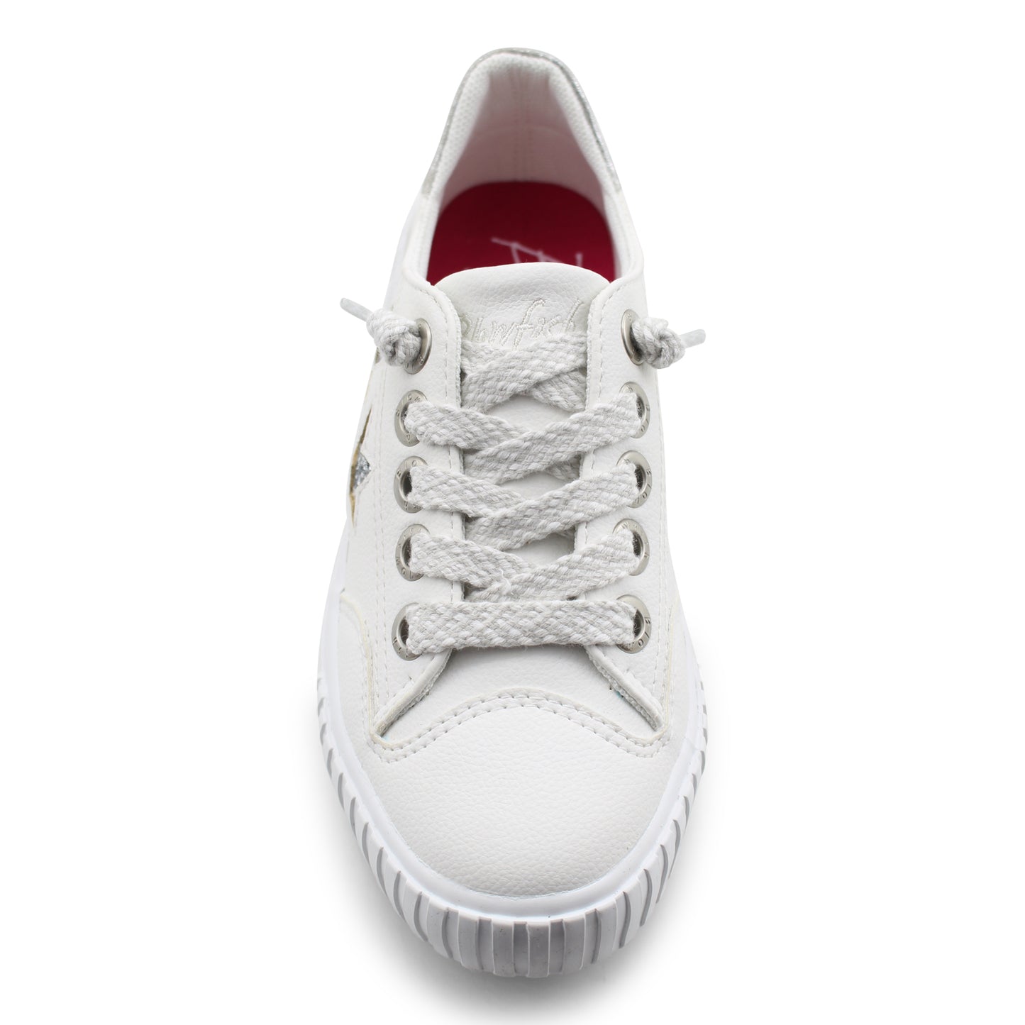 Kids Wander Shoe - White Silver Star