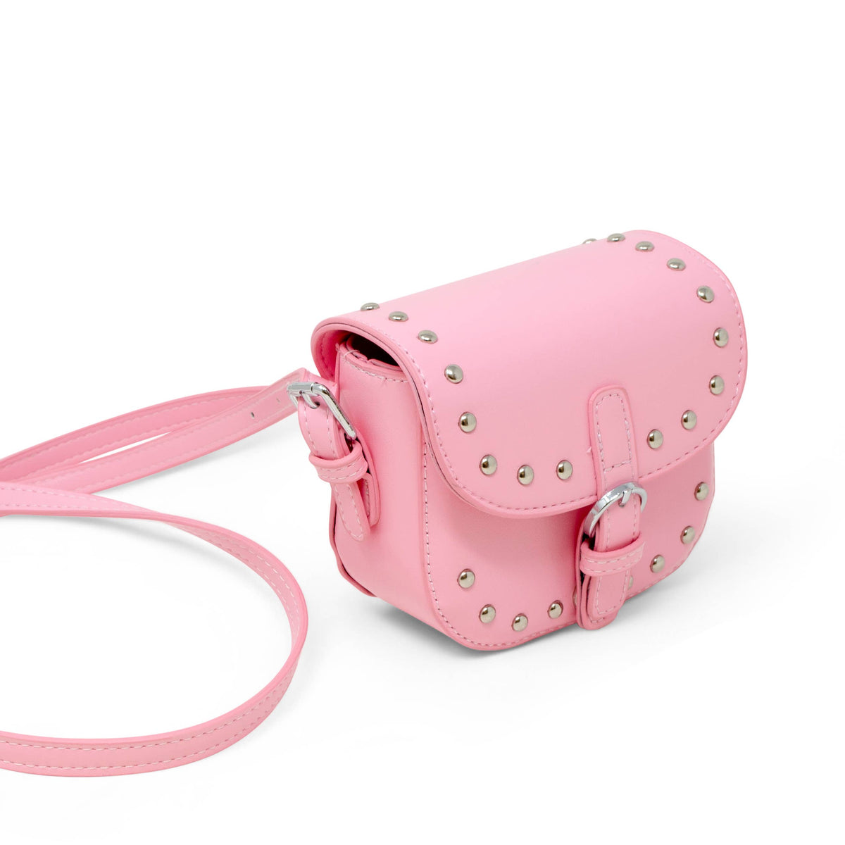 Saddle Stud Kids Handbag: Pink