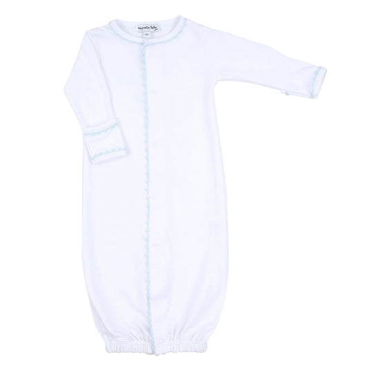 Baby Joy Converter with Blue Crochet Trim