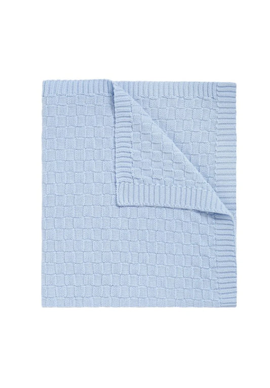 Basket Weave Knit Blanket