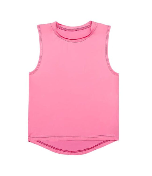 Hot Pink High Low Tank