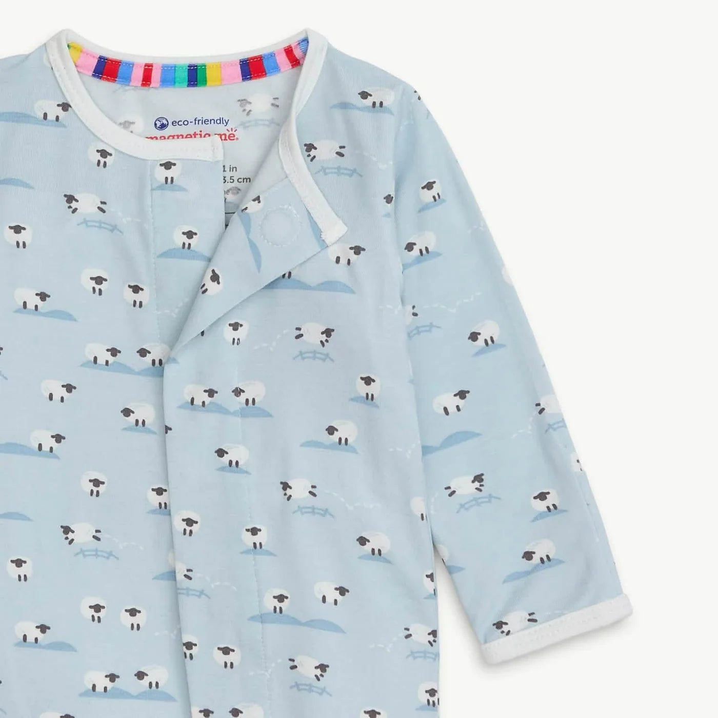 Baa Baa Baby Blue Modal Footie