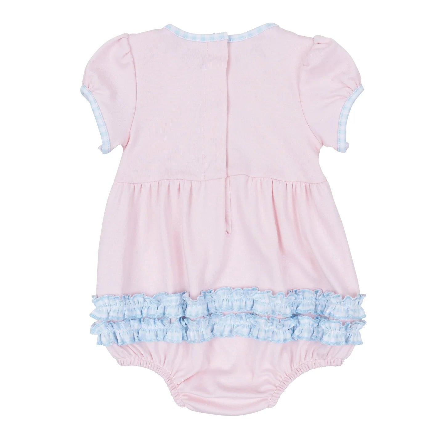 Bowtique Pumpkin Applique Ruffle Bubble