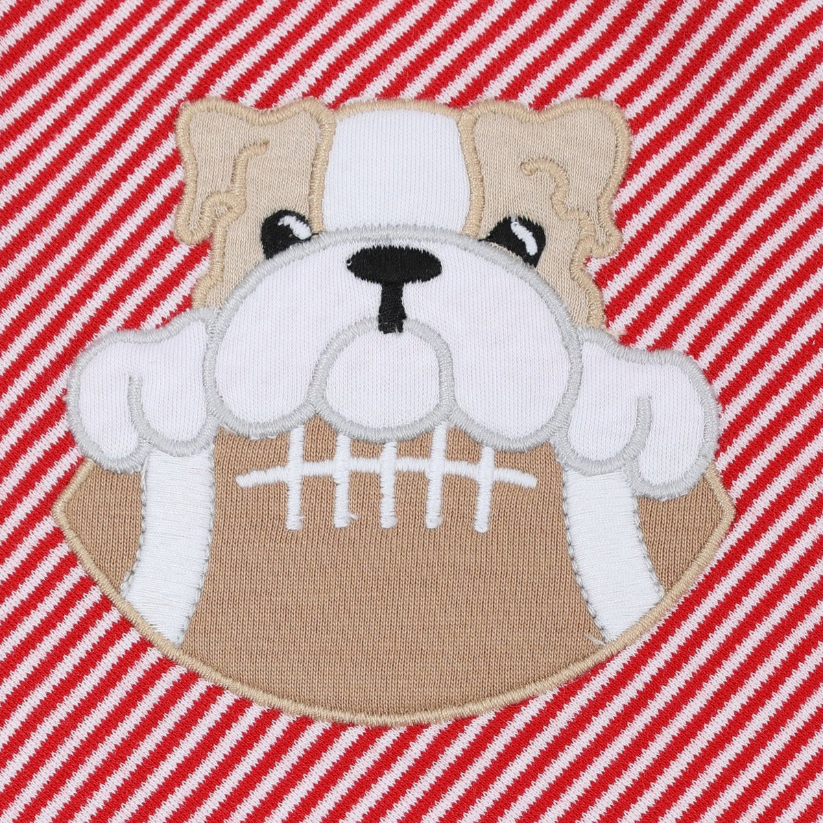 Bulldog Pride Applique Bubble