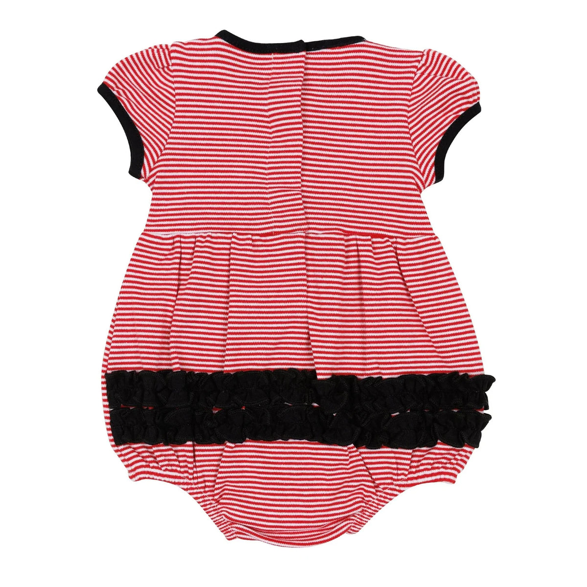 Bulldog Pride Ruffle Short Sleeve Bubble