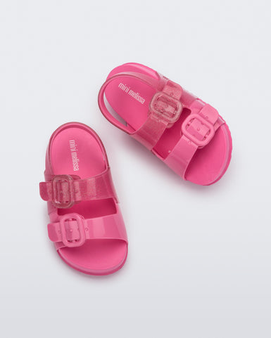 Baby Cozy Sandal -Pink Glitter