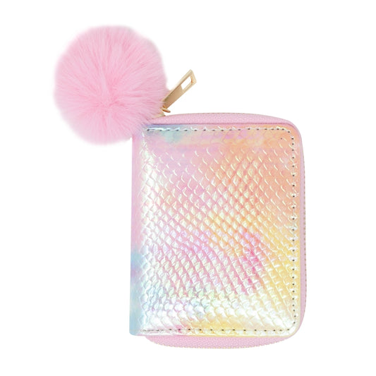 Shiny Tie Dye Mermaid Wallet