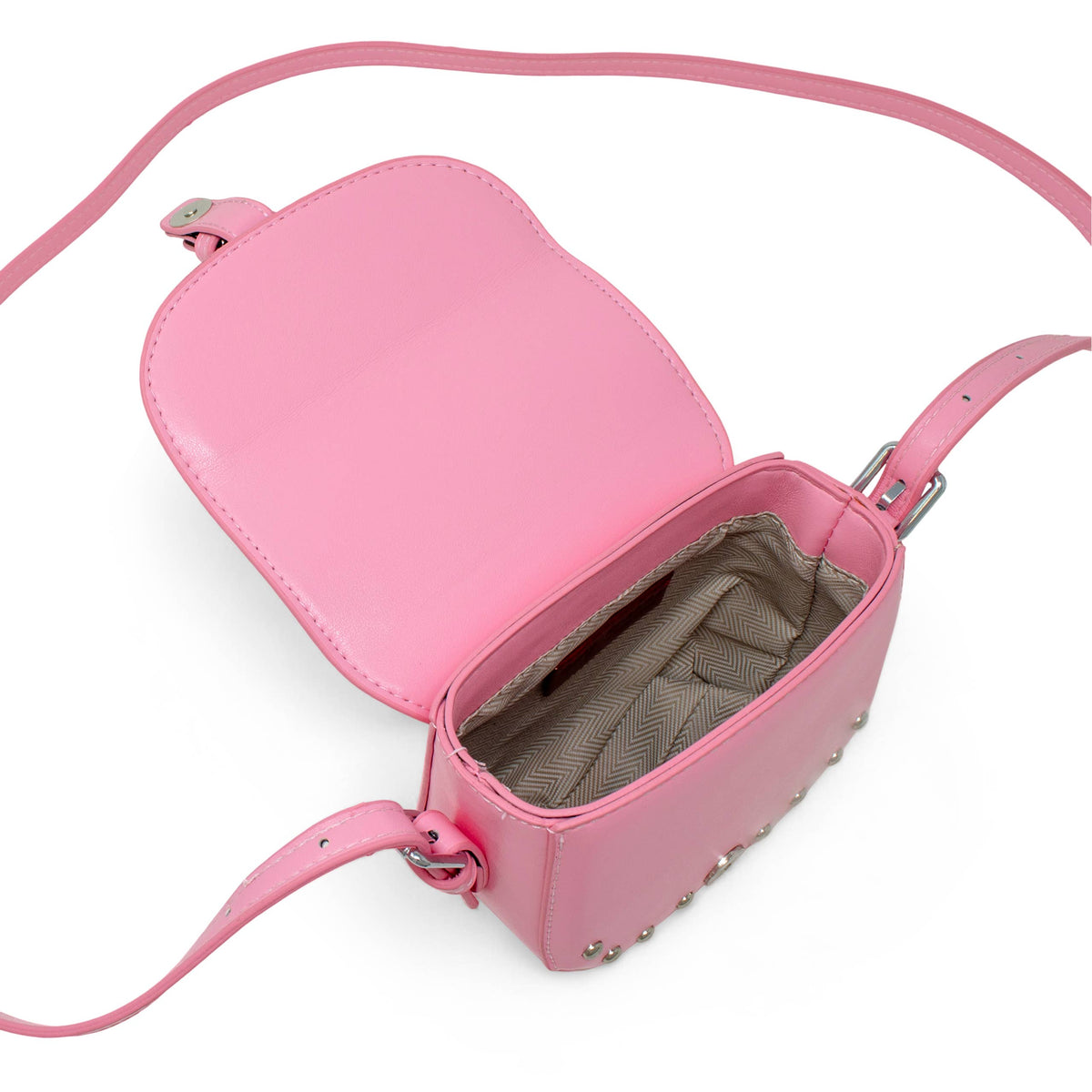 Saddle Stud Kids Handbag: Pink