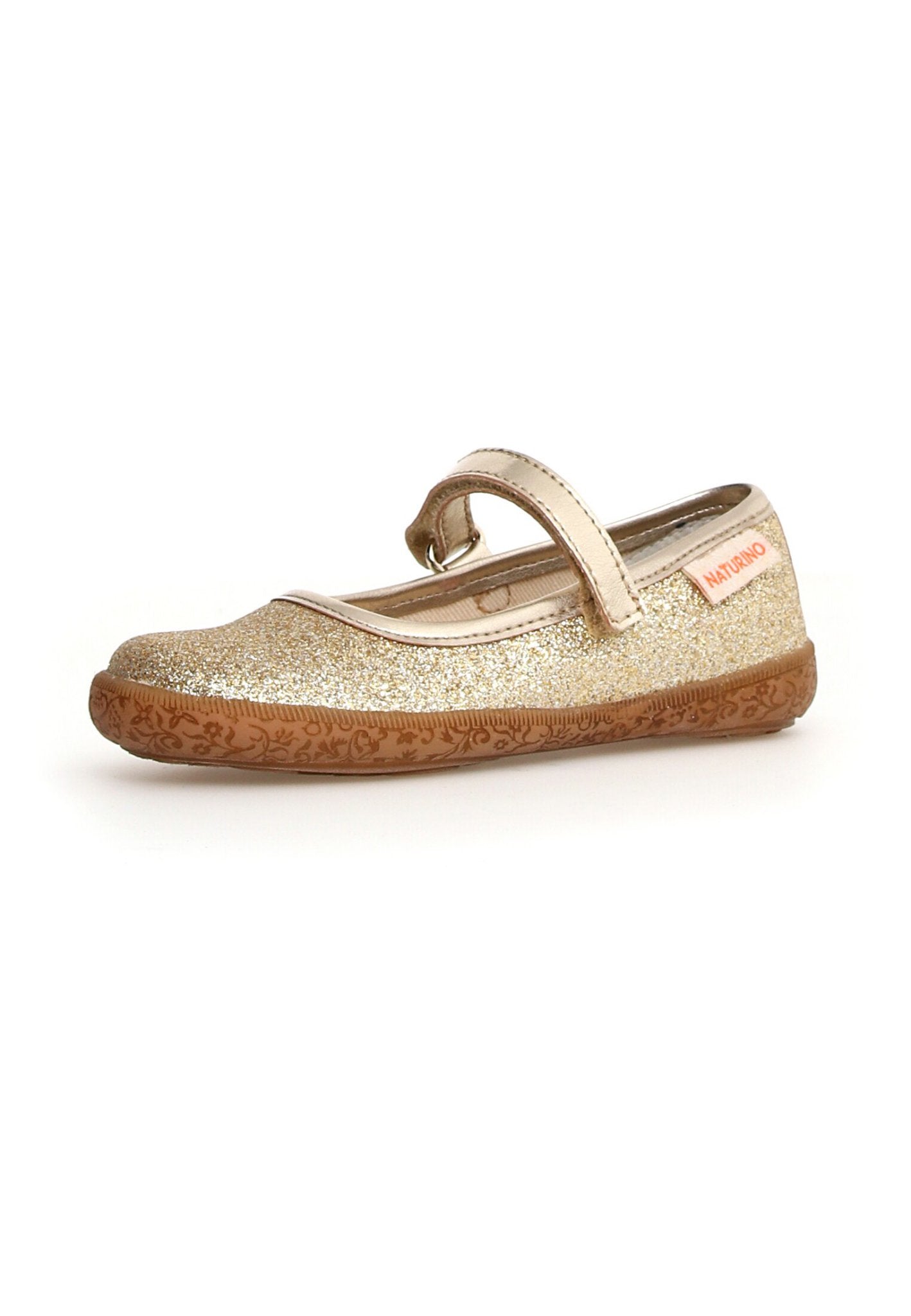 Pavia Mary Jane Shoe - Gold Glitter