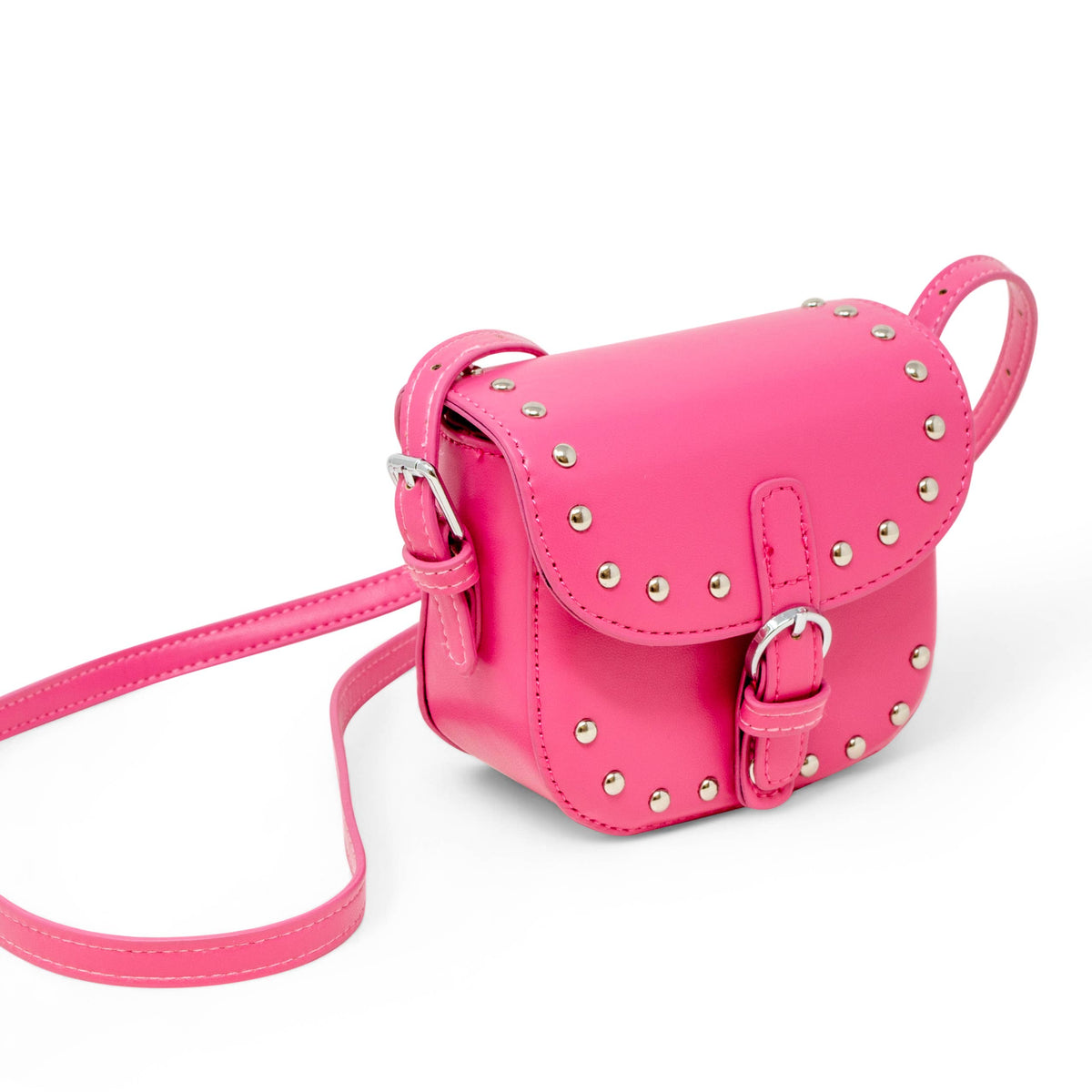 Saddle Stud Kids Handbag: Pink