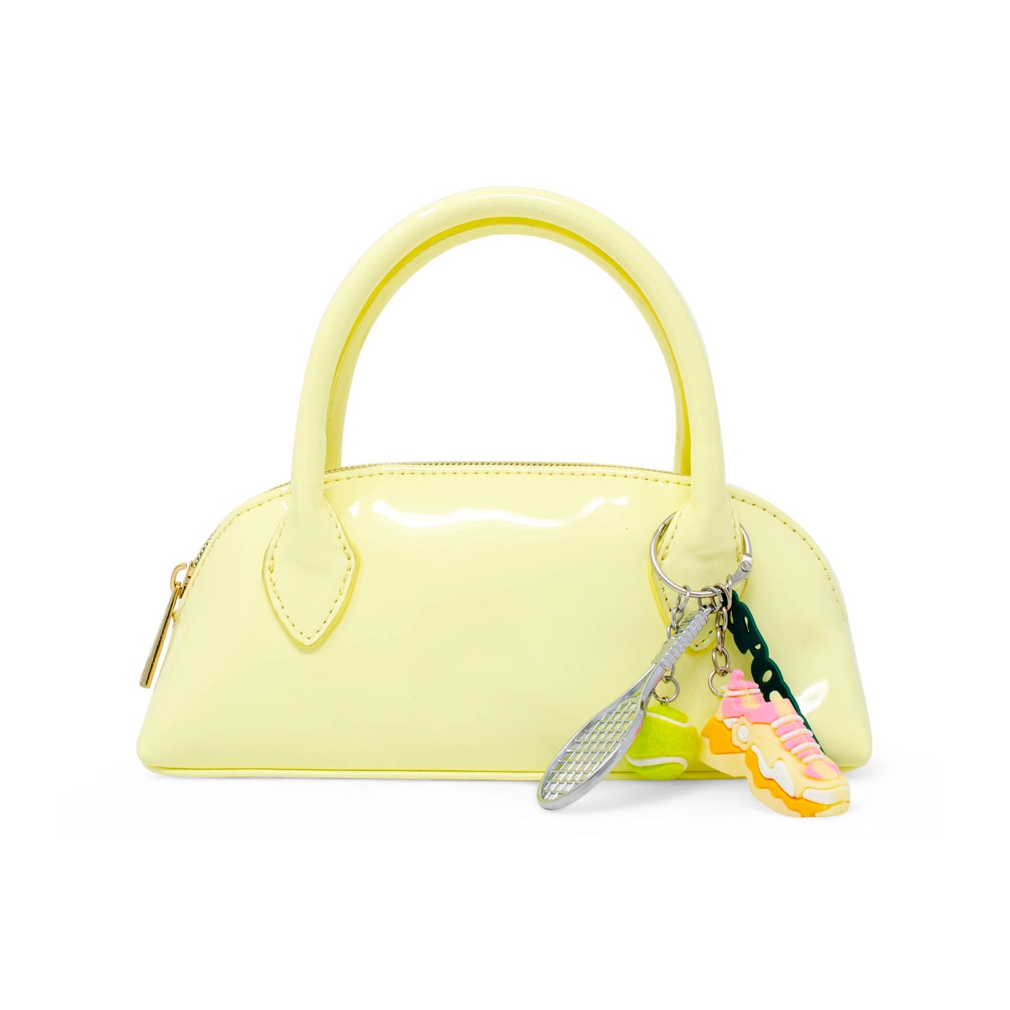 Sporty Charm Top Handle Bag: Pink